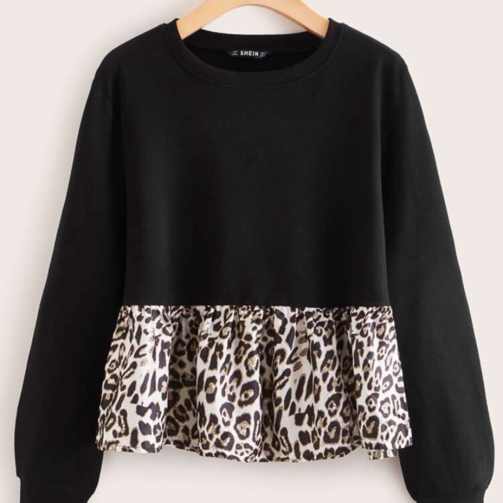 Women’s leopard print top